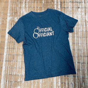 Official Officiant Navy Short Sleeve Tee